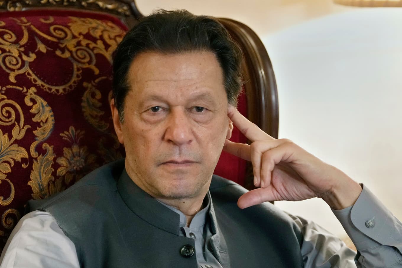 Pakistans tidigare premiärminister Imran Khan, här på en bild från 2023. Foto: K M Chaudary/AP/TT