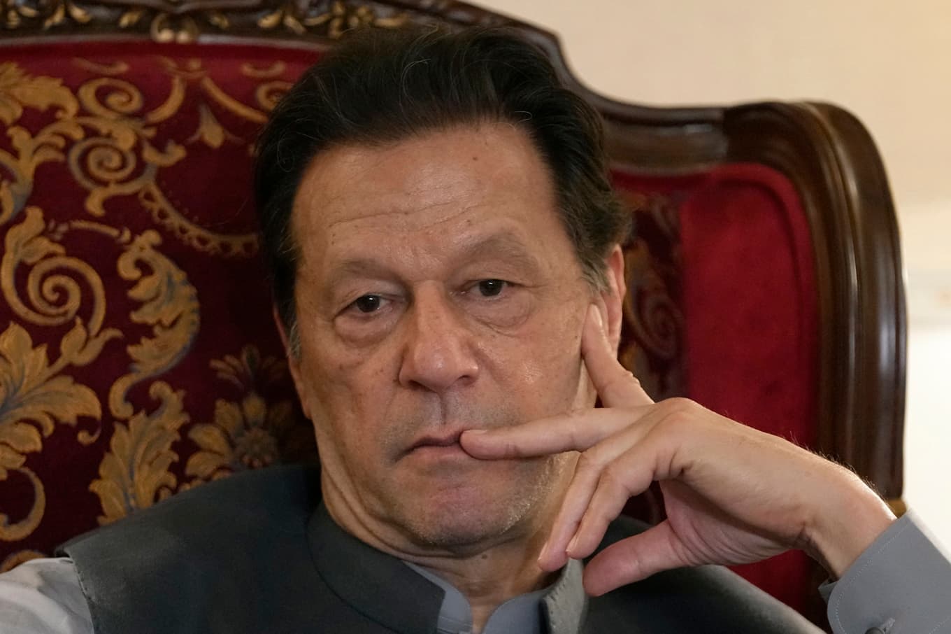 Pakistans före detta premiärminister Imran Khan. Bild från 2023. Foto: K M Chaudary/AP/TT