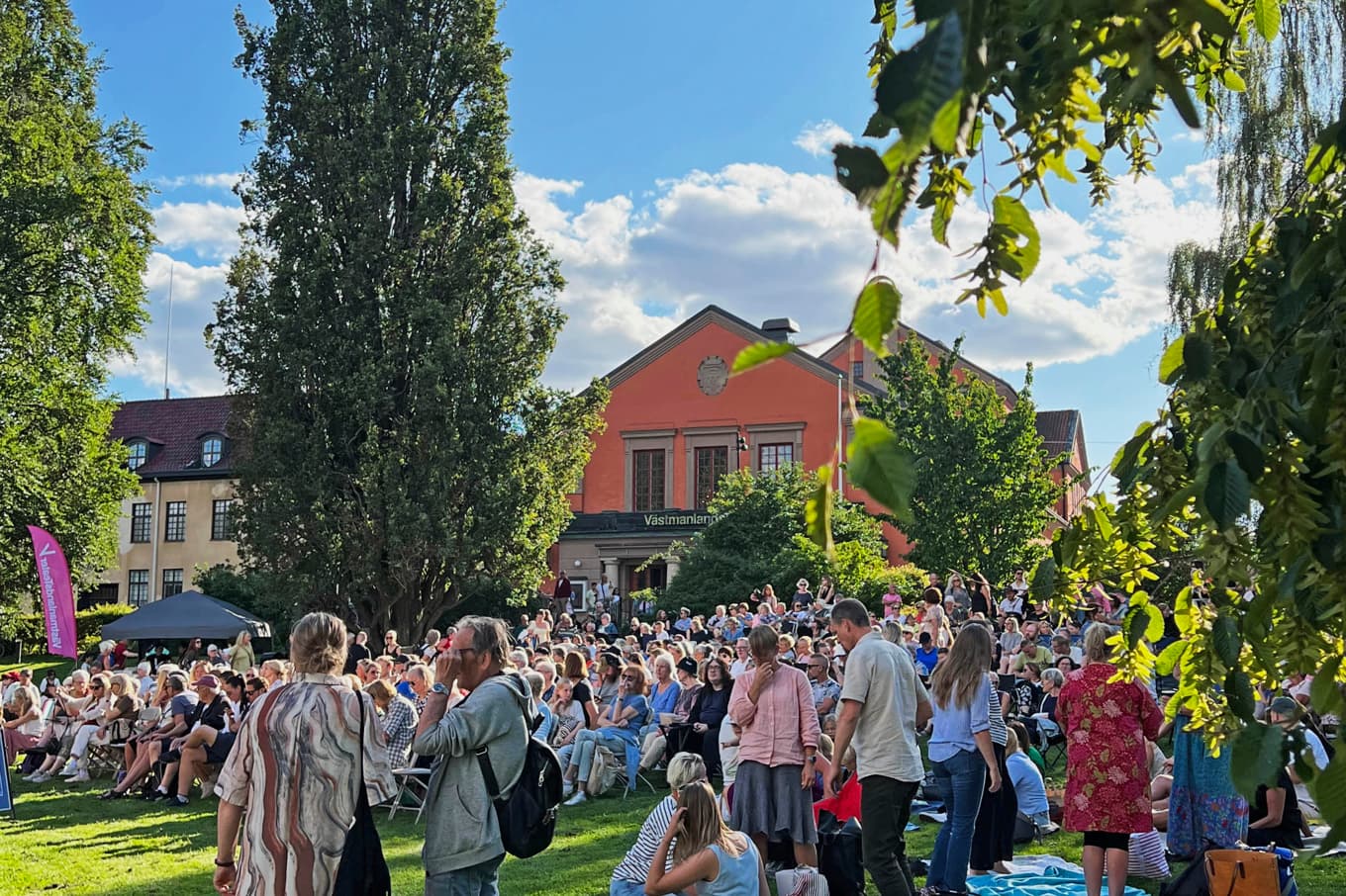 Kulturevenemang i det gröna. Foto: Västmanlands Teater