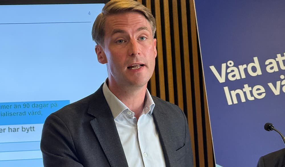 Oppositionsregionrådet Axel Conradi (M) vill förbättra vården i Stockholm. Foto: Staffan Erfors