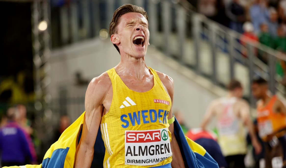 Världsstjärnan Andreas Almgren kommer som EM-mästare på 10 000 meter till Helsingfors. foto: Maja Hitij/Getty Images for European Athletics
