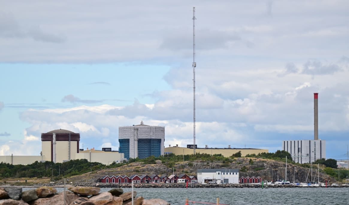Ringhals kärnkraftverk. där runt 1400 megawatt ny kärnkraft planeras. Arkivbild. Foto: Hanna Brunlöf/TT