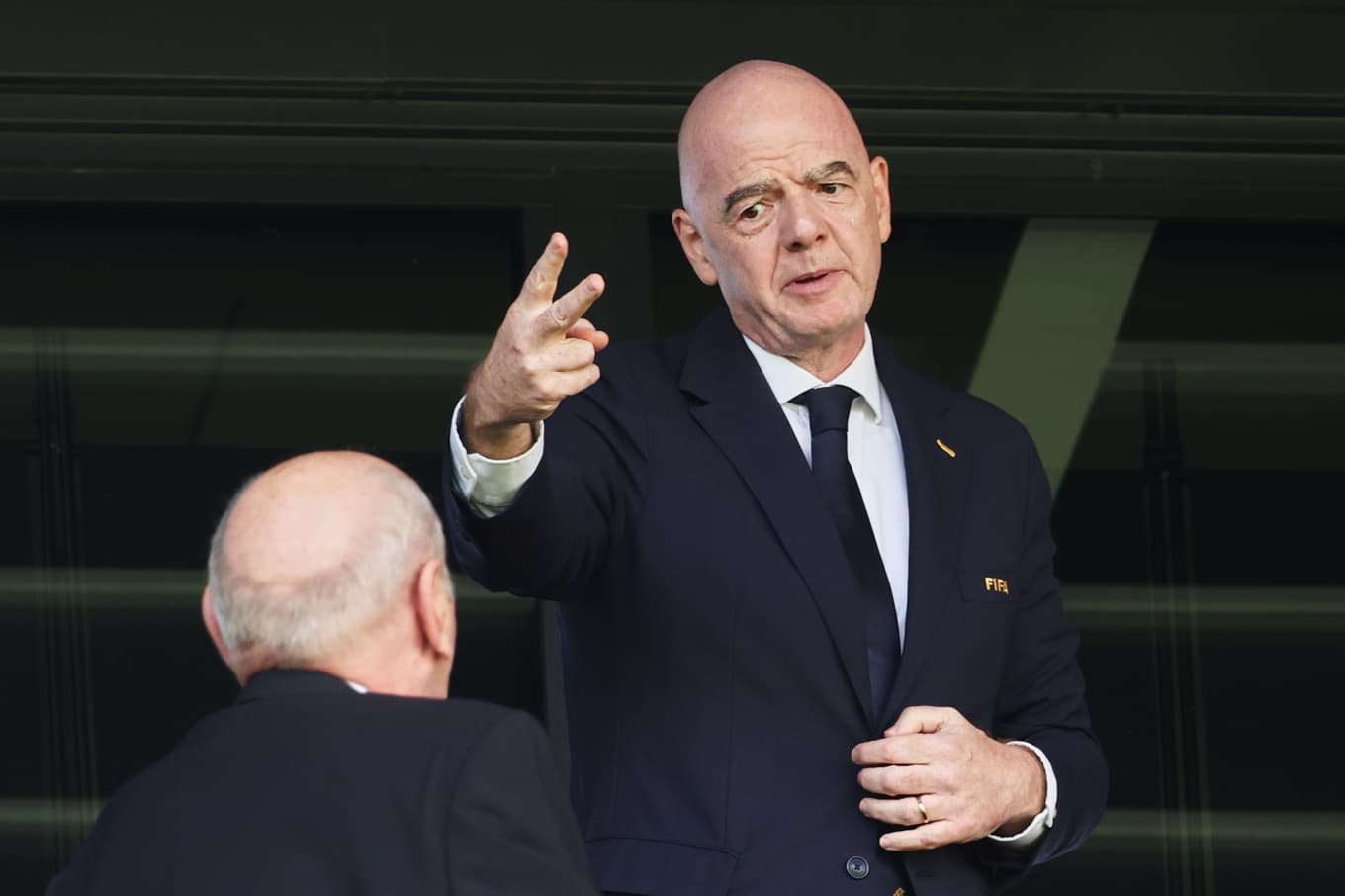 Fifa-ordförande Gianni Infantino under damernas U20-VM i Polen. Foto: Beata Zawrzel/AP/TT