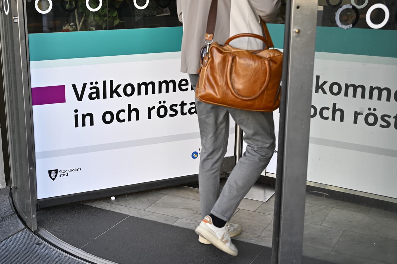 Max 500 förtidsröster har registrerats fel, enligt Valmyndigheten. Arkivbild. Foto: Anders Wiklund/TT