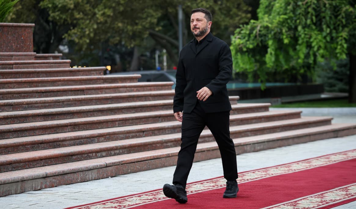 Ukrainas president Volodymyr Zelenskyj. Arkivbild. Foto: Aurel Obreja/AP/TT