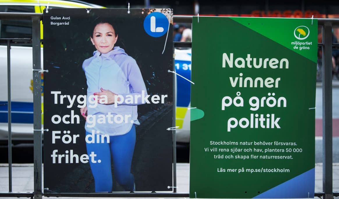 Miljöpartiet ser ut att göra ett bra val i Stockholm. Foto: Viktoria Bank/TT