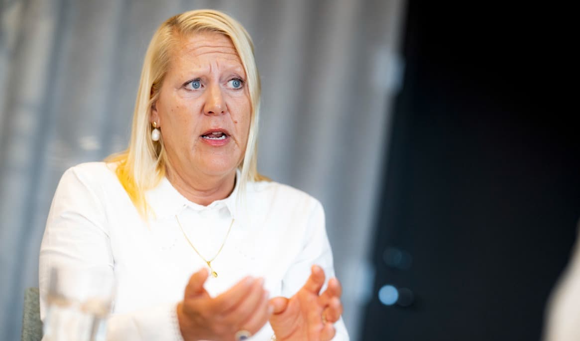 Anna Nyqvist, kanslichef vid Valmyndigheten, på en bild från i juni. Foto: Pontus Lundahl/TT
