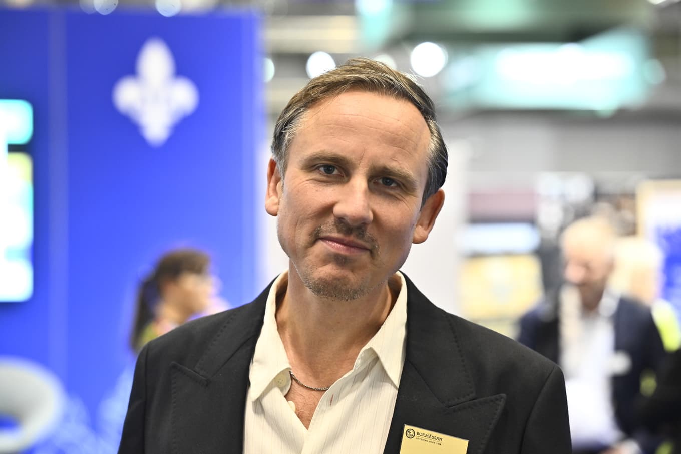 Oskar Ekström, chef för Bokmässan. Bilden är tagen i torsdags. Foto: Fredrik Sandberg/TT