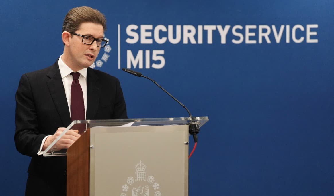 Ken McCallum, chef för den brittiska underrättelsetjänsten MI5. Foto: Jonathan Brady/PA WIRE/AFP via Getty Images