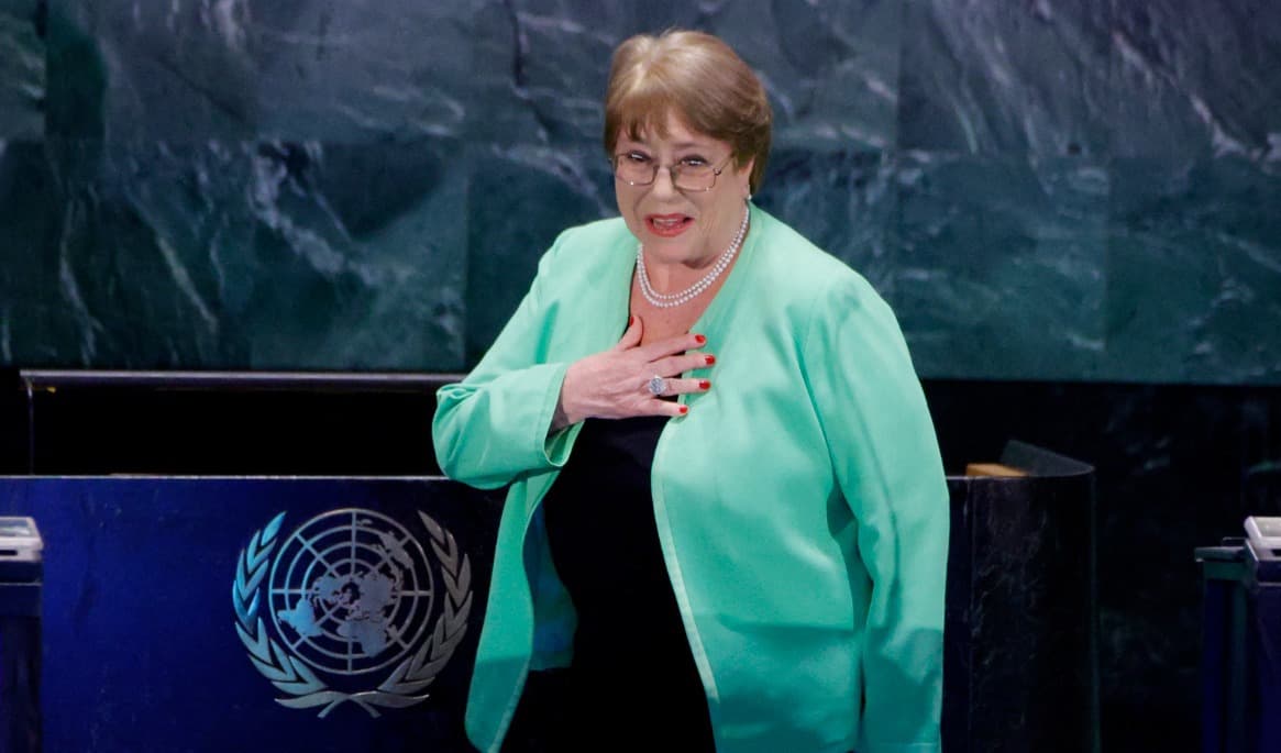 Michelle Bachelet, tidigare president i Chile. Foto: Leonardo Munoz/AFP via Getty Images