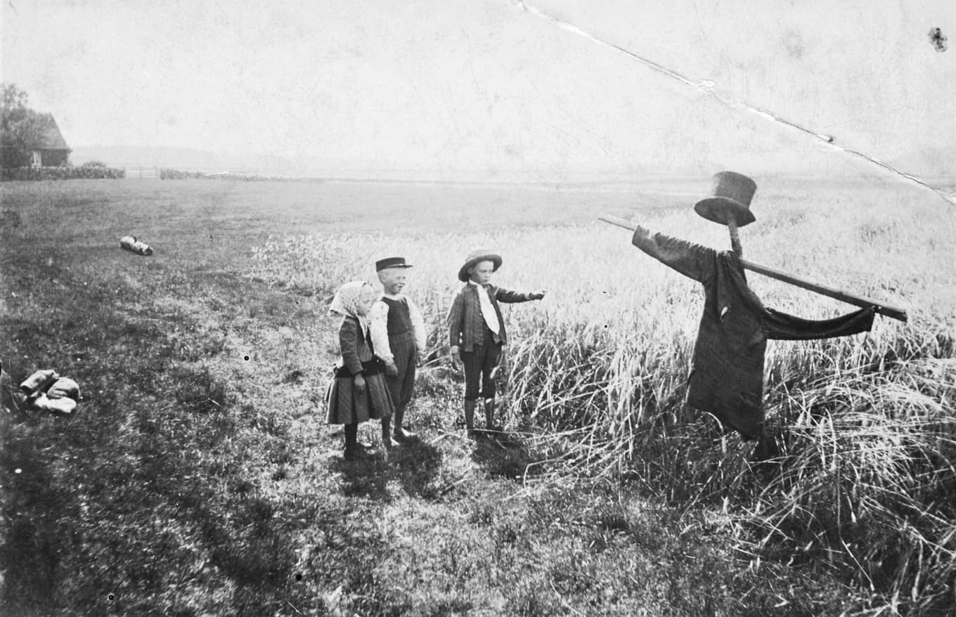 Illusionslöst men med värme gestaltar författaren människans vandring på denna jord. Fotografi av Johan Severin Nilson (1846–1918). Foto: Hallands kulturhistoriska museum