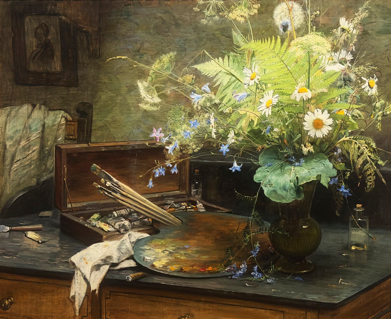 Stilleben av Bertha Wegmann. Foto: Susanne Willgren Lamm