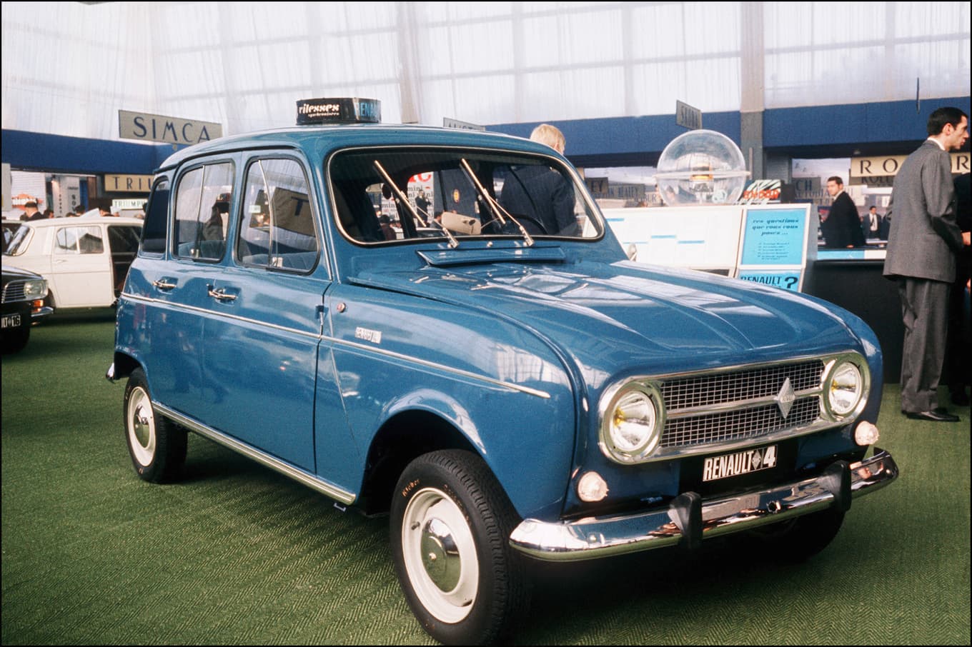 Stig Arbmans annonsbyrå i Stockholm fick 1964 uppdraget att marknadsföra Renault 4. Foto: AFP via Getty Images