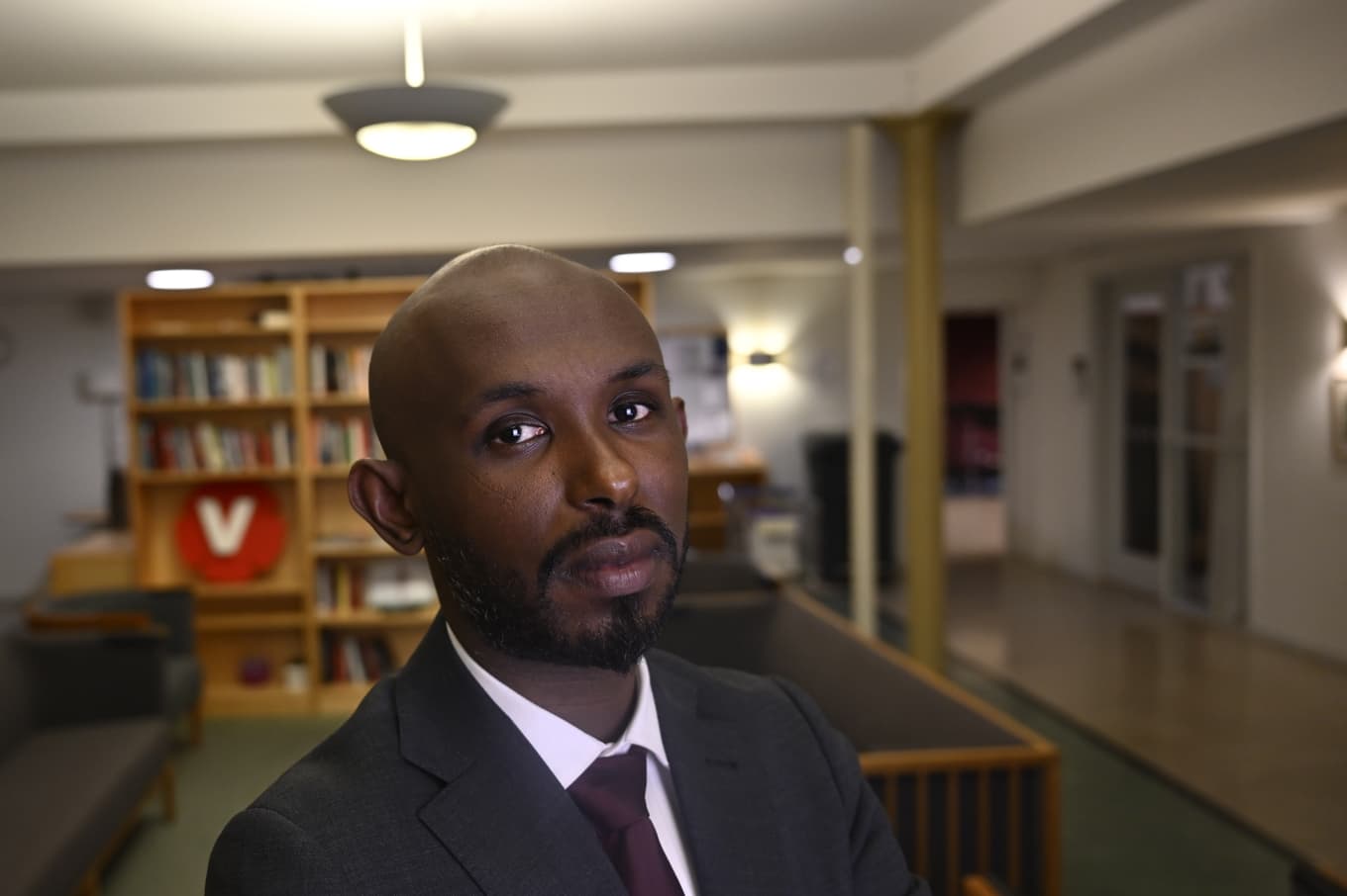 Riksdagsledamoten Mohamed Abdukardir Ali (V). Foto: Pontus Lundahl/TT
