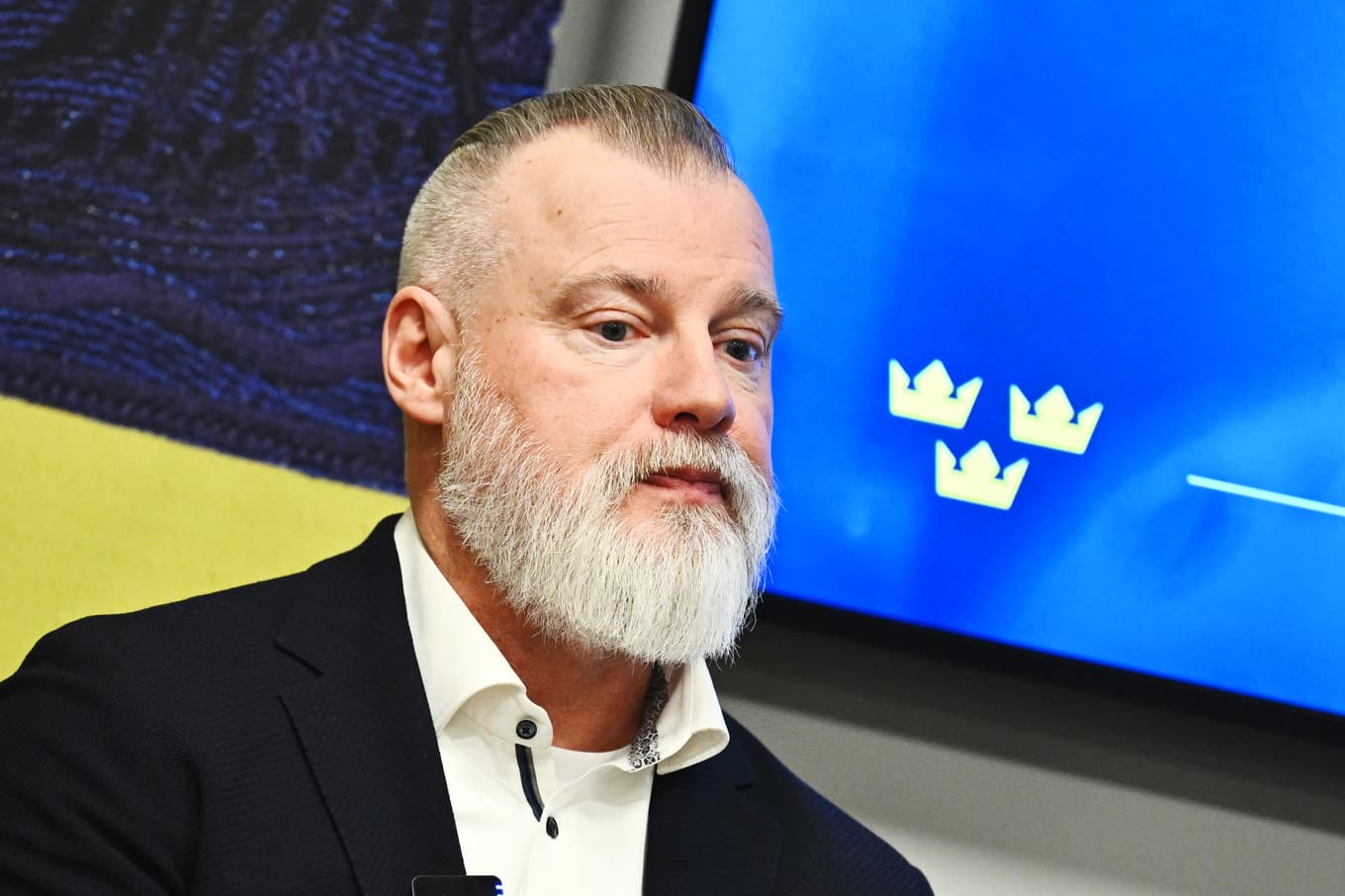 Nygamle förbundskapten Rikard Grönborg har presenterat truppen till turneringen i Prag och Helsingfors. Magnus Hellberg saknas, men tre debutanter får plats. Foto: Claudio Bresciani/TT