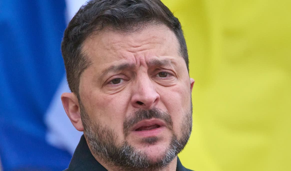 Volodymyr Zelenskyj på en bild från förra veckan. Foto: Efrem Lukatsky/AP/TT