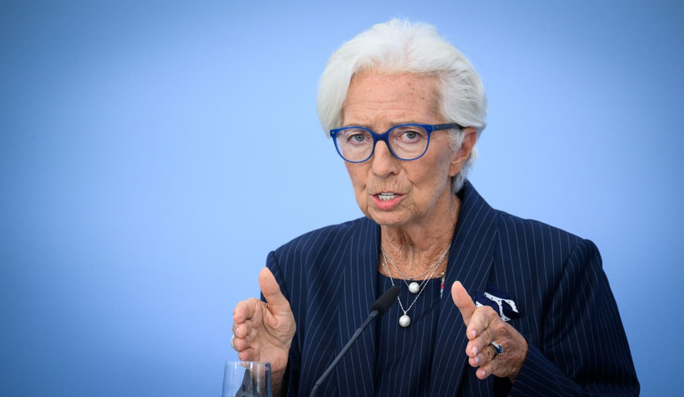 ECB-chefen Christine Lagarde. Arkivbild. Foto: Bernd von Jutrczenka/AP/TT