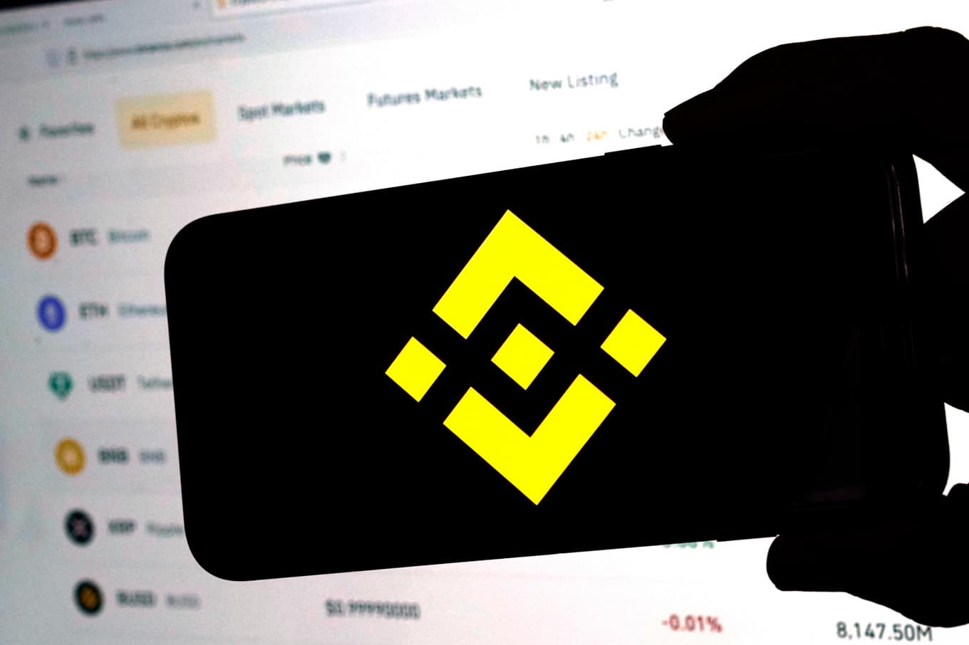 Binance utreder en cyberattack. Arkivbild. Foto: Richard Drew/AP/TT