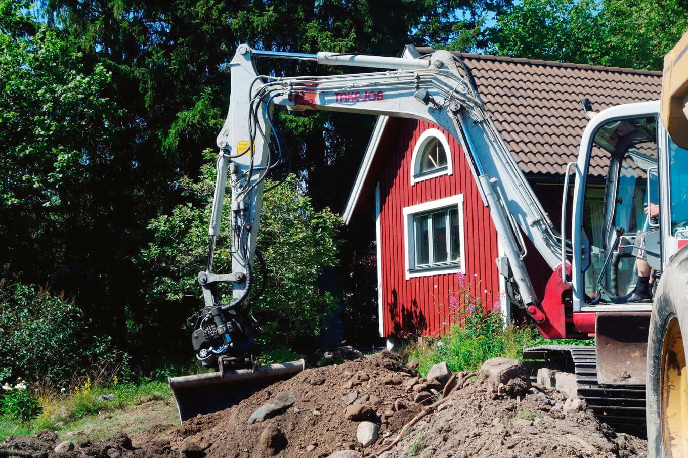 Kostsamma VA-utbyggnader och tvångsanslutningar har blivit en växande konflikt mellan kommuner och fastighetsägare runt om i landet. Foto: Hasse Holmberg/TT