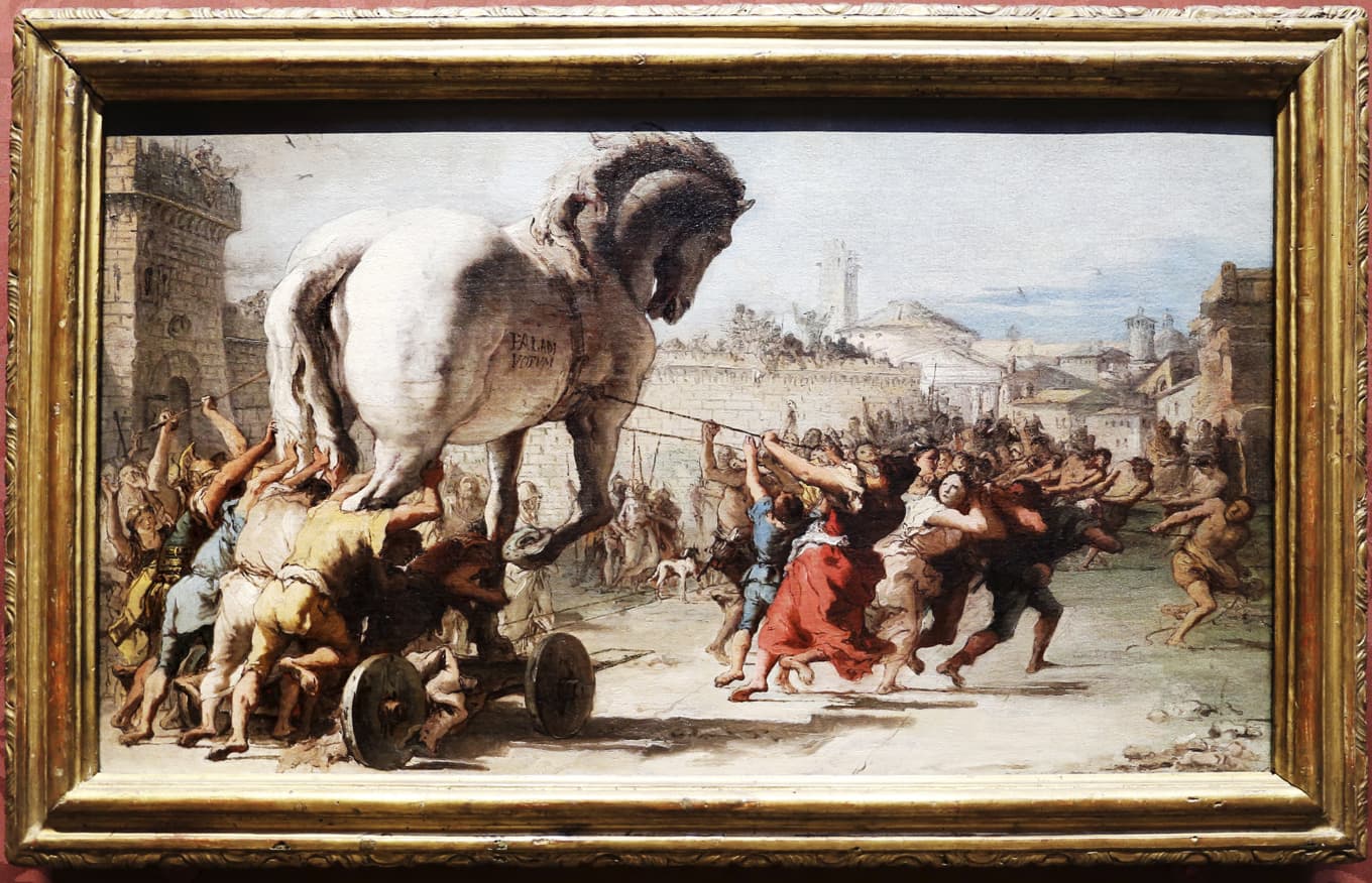 Målning av Giandomenico Tiepolo (1727–1804). Foto: Sailko /Wikimedia Commons