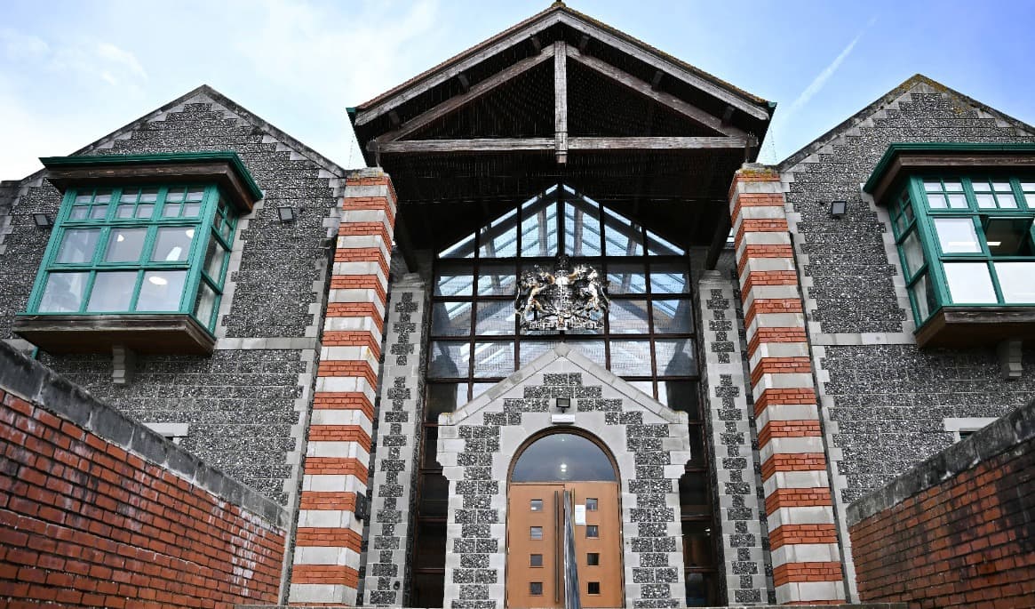 Canterbury Crown Court i Canterbury, Kent, i Storbritannien. Foto: Ben Stansall/AFP via Getty Images