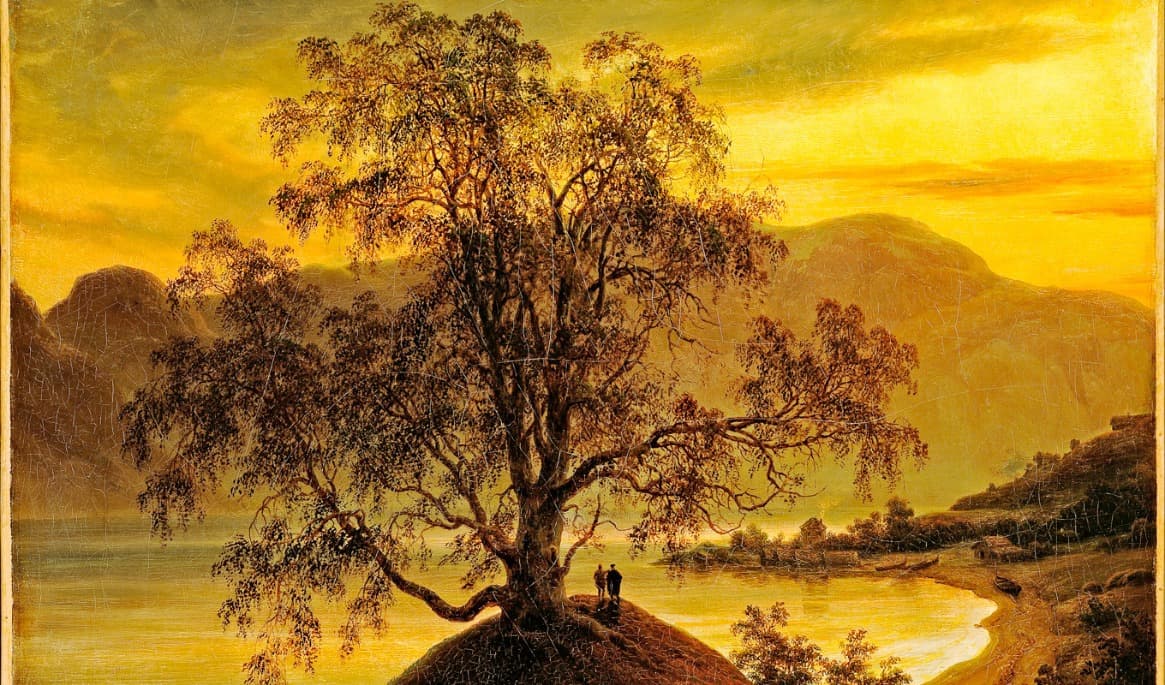 Det som vi inte kan undgå medan vi är vid liv. Målning av Thomas Fearnley (1802–1842). Foto: National Museum of Art, Architecture and Design/Wikimedia Commons