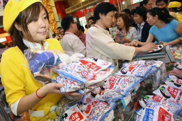 Det "Vita kaningodiset" från Kina har nu bekräftats innehålla mjölkpulver innehållande melamin och säljs inte längre i USA. (Foto: AFP)