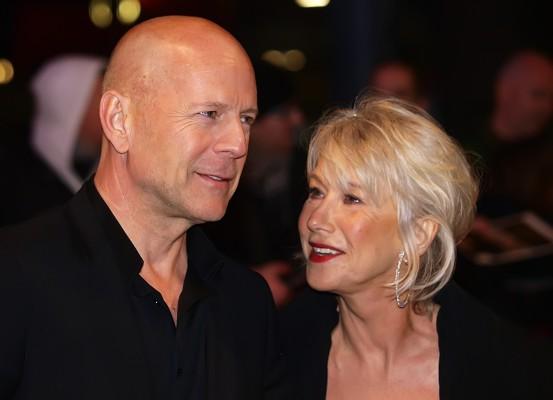 Bruce Willis och Dame Helen Mirren. (Foto: AFP/Max Nash)
