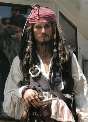 Kapten Jack Sparrow gjord i vax på Madame Tussauds vaxkabinett i New York. (Foto: Don Emmert/AFP Photo)