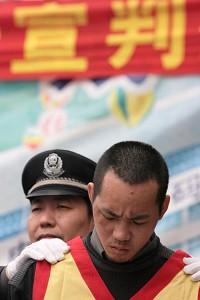En dödsdömd kinesisk fånge (Foto: AFP/Getty Images)
