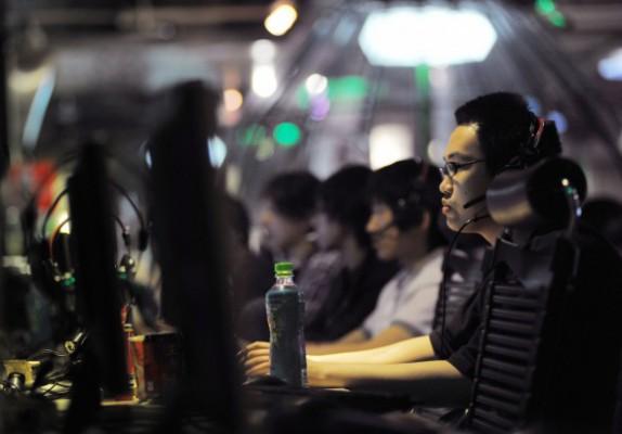 Internetcafé i Peking, Maj 2011. (Foto: Gou Yige/AFP/Getty Images)