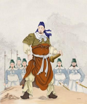 Xu Da var en utomordentligt lojal och ansvarsfull general. (Illustratör: SM Yang /Epoch Times)