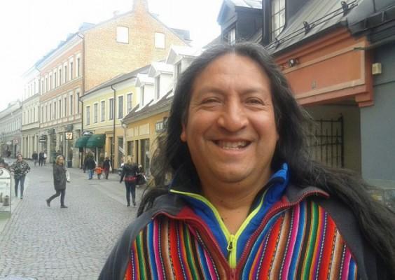 Lund, Sverige: Andres Palomino, 51, vaktmästare på universitet
