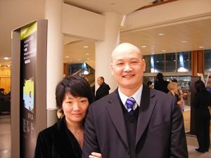 Krystal Cao och Herr Choi Fung var på lördagskvällens föreställning av Chinese Spectacular i Londons Royal Festival Hall. (Foto: Epoch Times)