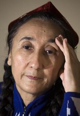 Rebiya Kadeer, ledare för den etniska minoriteten uighurer som lever i Kina. Kadeer lever i exil och nominerades till Nobels fredspris 2006. (Paul J. Richards/AFP/Getty Images)