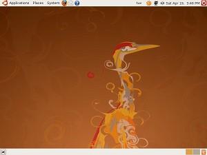 Skärmbild av Ubuntu 8.04 (Foto: wikipedia.com)