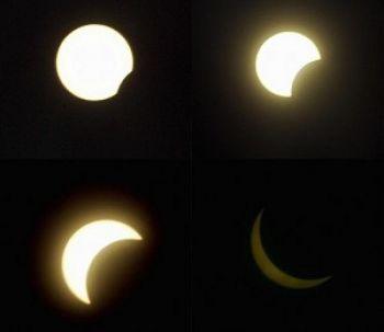 Solförmörkelsens olika faser (Foto: Getty Images)