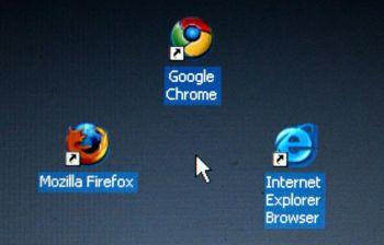 Google Chrome har passerat Apples Safari och är numera den tredje mest använda webbläsaren. Internet Explorer och Mozilla Firefox är fortfarande på första respektive andra plats. (Foto: Alexander Hassenstein/Getty Images)
