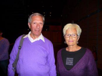 Marie-Paule och Jacques Philippon på Shen Yun Performing Arts i Lyon. (Foto: Hanna Szmytko/Epoch Times)