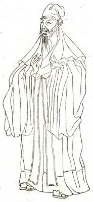En skiss av Sima Guang, en välkänd profil i Kinas historia. (Public domain image) 