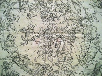“Norra stjärnhimlen” av Albrecht Dürer, 1515, från Metropolitan Museum of Art i New York. (WikiMedia Commons)