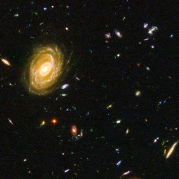 En bild av det synliga universumet sett från Hubble teleskopet. Är vårt universum bara ett hologram? (NASA / Getty Images)