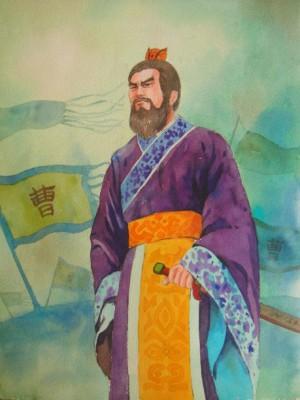 Cao Cao, en kapabel minister i en kaotisk tid men alltid kontroversiell. (Illustration: Zhiching Chen, Epoch Times)