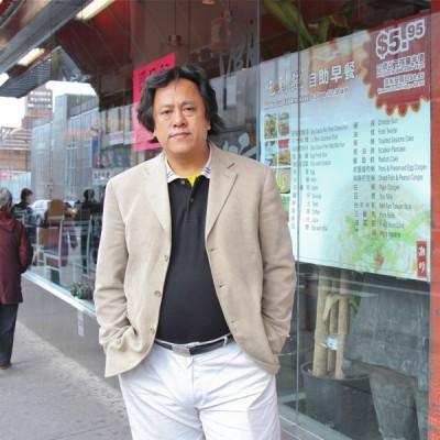 Zhao Yan i den kinesiska stadsdelen Flushing i Queens, New York. Zhao är en måltavla för de kommunistiska myndigheterna i Kina för att han stod upp för bönder som hade blivit bestulna på sin mark. (Foto: Ben Chasteen/Epoch Times)
