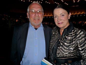 Paret Krommes såg Shen Yun Performing Arts premiärshow för den här säsongen i Frankfurt. (Foto: Alexander M. Hamrle/ Epoch Times)