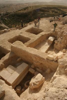 Gravkammaren där Herodes fick sin sista vila. (Foto: Hebreiska universitetet i Jerusalem)
