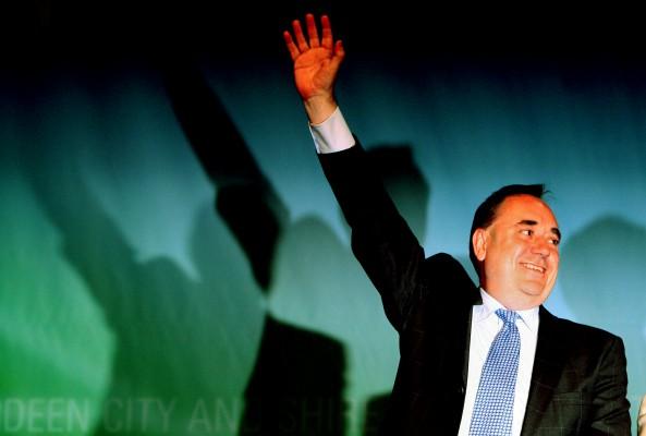 Nationalistledaren Alex Salmond. (Foto: AFP / Paul Ellis)