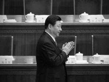 Vice partiordföranden och den förväntade näste ledaren Xi Jinping vid ett politiskt möte i Peking i mars. Xi har nyligen missat flera viktiga möten med utländska dignitärer, vilket har lett till att nätanvändare har kommit med olika fantasifulla förklaringar på hans frånvaro. (Foto: Feng Li/Getty Images)
