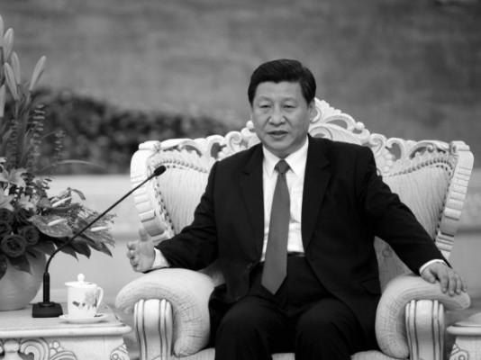 Xi Jinping i folkets stora sal i Peking, 29 augusti 2012. Xis åsikter har blivit ett allt mer uppmärksammat ämne.(Foto: How Hwee Young/AFP/Getty Images)