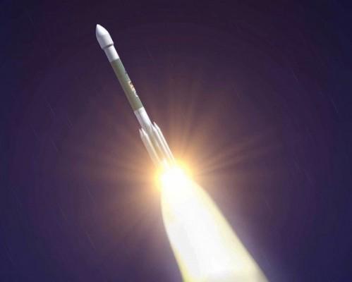 Det kan vara möjligt för en raket som är långt ifrån andra objekt att färdas i en hastighet fortare än ljusets. (Courtesy of NASA/JPL-Caltech)